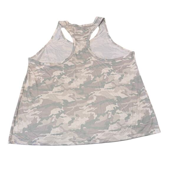 Athletic Works Women's Active Racerback Tank Grey Camo Size XXL 2XG Plus Sz 20 - Picture 2 of 5